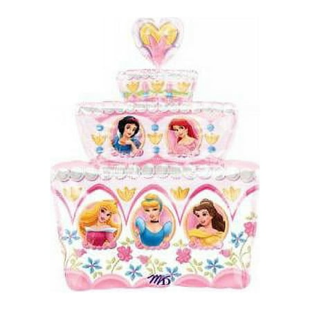 Disney Princess Birthday Cake 28 Mylar Balloon Large