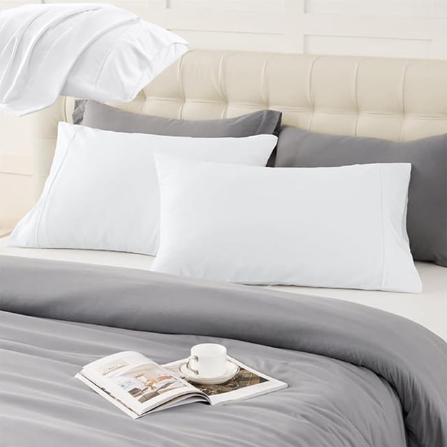 Xihbxyly Funda de Almohada Cepillada Fresca, Tela Suave y Transpirable, Cierre Tipo Sobre, Solución Cómoda para Dormir, Fácil de Lavar a Máquina, Ideal para Cualquier Ocasión, Tamaño 50 X 66 Cm