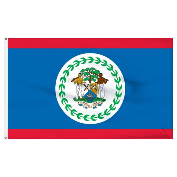 Belize 2ft x 3ft Nylon Flag - Outdoor