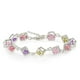 thumbnail image 2 of Xihbxyly Pulsera de Cristal Multicolor, Cadena de Eslabones de Diamantes de Imitación, Cierre Deslizante Ajustable, Accesorio de Uso Diario, Caja de Regalo Incluida, Regalo de San Valentín, Regalo de, 2 of 2