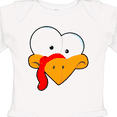thumbnail image 4 of Inktastic Thanksgiving Goofball Turkey Face Boys or Girls Long Sleeve Baby Bodysuit, 4 of 5