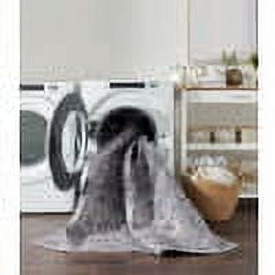 Nourison Home Machine Washable Series 1 Persian Grey 6' x 9' Area Rug, (6x9)