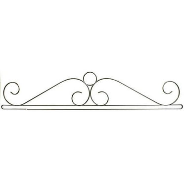 Ackfeld Craft Holder 36" Split Btm Wire ScrollGrey