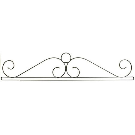 Ackfeld Craft Holder 36" Split Btm Wire ScrollGrey