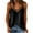 Black, variant on RYRJJ Satin Mesh V Neck Tank Top for Women's Casual Spaghetti Strap Camisole Blouse Summer Sleeveless Loose Silk Shirts(Black,S)