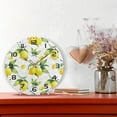 thumbnail image 6 of SKYSONIC Lemon Wall Clock 10 Inch Silent Non Ticking Round Clock Oil Painting Clock Easy to Read Clock for Living Room Bedroom Bathroom Home Decor, 6 of 7