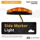 thumbnail image 4 of 12V / 24V 2 LED Side Marker Lights Lamp For Car Truck Trailer E-marked, 4 of 5