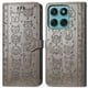 thumbnail image 3 of Funda Cartera FOXDOCK para Motorola Edge 60 Fusion , Flip PU con Relieve de Gatos y Perros, Tarjetero y Soporte, 3 of 6
