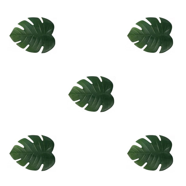 Naiovety Nuevo mantel de aislamiento, hoja de mantel de simulación, forma de hoja, almohadilla de palma Tropical, mesa, accesorios de cocina Type2 NO2 Naiovety CBP072142