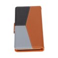 thumbnail image 4 of Caja Del Teléfono Del Tirón De La Tarjeta De La Cartera De Costura Cubierta De La Cubierta Del Teléfono De La Hebilla Magnética Para Iphone 13Brown, 4 of 8