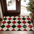 thumbnail image 4 of Nkmbld Christmas Front Door Mat, Area Rug Washable Front Porch Rug Floor Mats Outside Entrance Entryway Welcome Doormat for Home Holiday Decor, Red, 4 of 8
