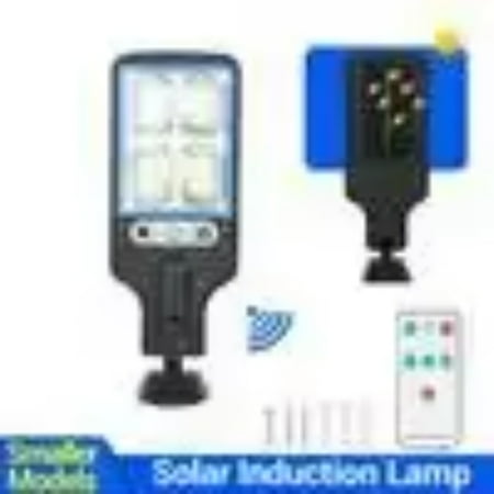 

Modern Induction Solar Wall Lamp with Remote Control for Outdoor Integrated Street Lighting - Waterproof Garden Terrace Lighting Solution