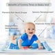 thumbnail image 3 of Tapete de juegos de agua Juguetes para bebés, tapete de juegos de agua inflable Juegos de desarrollo de la primera infancia para bebés Seguro y no tóxico Ayuda al bebé a crecer saludable Vhermosa LN-0059, 3 of 4