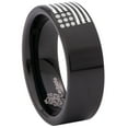 thumbnail image 6 of Bullet American Flag Military Tungsten Carbide Ring, 6 of 9