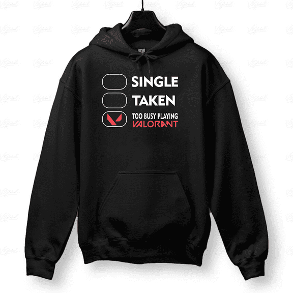 E Sports Valorant Gaming FPS Player Battle Team Hoodie for Men & Women, up to Size 5XL