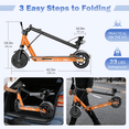 thumbnail image 2 of Electric Scooter for Adults - 350W Motor 10" Solid Tires, up to 19MPH E-Scooter with Dual Suspension, 2 of 7