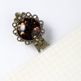 thumbnail image 5 of Halloween bats Set of 2 Vintage Copper-Colored Lace Bookmarks - Stainless Steel Book Accessories and Book Marks for Readers and Book Lovers, 5 of 5