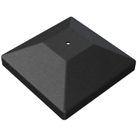 Simpson Strong-Tie Post Cap Outdoor Accents - Black Plastic, Square - 4 in x 4 in