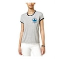 thumbnail image 1 of Camiseta con Estampado de Sirena Ringer Disney para Mujer Gris Grande, 1 of 2