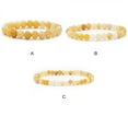 thumbnail image 3 of Brazalete decorativo elástico Qarigey piedra natural para hombres y mujeres, 3 of 6