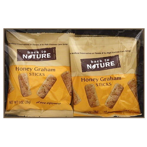 Back To Nature Honey Graham Sticks 1 Oz 8 Count Pack Of 4 Walmart Com Walmart Com