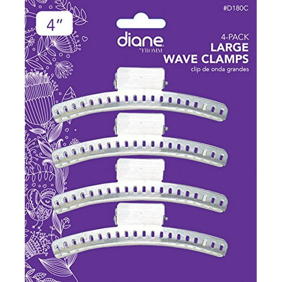 Diane Pince à Cheveux 4 Pouces en Aluminium, 4 Chiffres