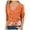 Orange fall sweatshirt for women, variant on USSUMA Shirts for Women Trendy, Women's Junior Tee Shirt Long-Sleeves Graphic Camo Printed V-neck 2022 Bohemian Cute T Shirt Loose Blouse T-shirts Graphic Skull Print Tunic Tops