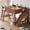 Antique Natural, variant on Noble House Queen Loft Bed with Storage Shelves, Detachable Slide and Ladder, White + Pink