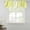 Yellow, variant on Brown White Stripe Tie Up Valance Curtains for Windows, Kitchen Curtains Window Treatments, Modern Rustic Vertical Striped Short Window Shades Valances for Bedroom Bathroom Cafe 54"x18"