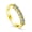 Gold Plated, variant on Apaison Delicate Full Moissanites 925 Sterling Silver Rings for Women - Female Wedding Engagement Jewelry Gift