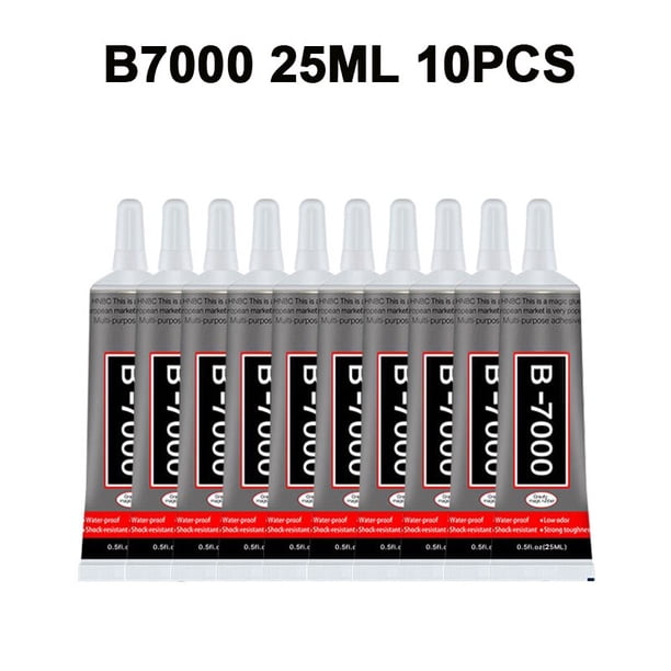 B7000-pegamento transparente para reparación de teléfonos, adhesivo Universal de plástico y vidrio con aplicador de precisión, 15ML, 25ML, 50ML, 110ML, B-7000 DIY