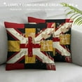thumbnail image 3 of PIKWEEK  Throw Pillow Cover Maryland State Flag Modern Geometric Art Yellow Black White Red Decor Lumbar Pillow Case Cushion for Sofa Couch Bed Standard Queen, 3 of 5