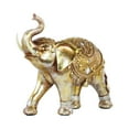 thumbnail image 2 of Urban Trends Polyresin Standing Trumpeting Elephant Figurine, 2 of 2