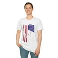 thumbnail image 5 of Soldier sunflower Kneeling Distressed Flag Men Women Tees, 5 of 6