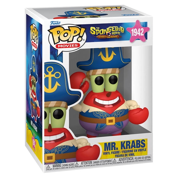Figura Coleccionable Funko Pop Movies Bob Esponja En busca de los pantalones cuadrados Don Cangrejo 1 Pieza