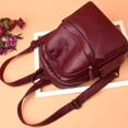 thumbnail image 3 of Lady Backpack Fashion Solid Color All- match Casual Backpack Travel Backpack, 3 of 10