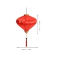 thumbnail image 2 of Raindrops Vietnamese New Year Decorations Cloth Lantern For Yard Decor 1Pack, 2 of 8