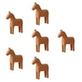 thumbnail image 6 of Raindrops 6pcs Wooden Horse Statue Wooden Sculpture Wooden Horse Sculpture Wooden Horse Figurine Diy Wooden Crafts Diy Painted Ornaments Wooden Desktop Decor Wood Crafts for Adults Kids, 6 of 8