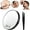20 X, variant on 3 Pack Magnifying Mirror, 10X & 20X & 30X Bathroom Mirror, Magnified Mirror 3.5" with Two Suction Cups, Travel Magnifying Mirror Set for Makeup, Mirror Magnifying for Makeup Application (Black)