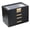 Clear Black-4 layer, variant on Clear White 4 Layer Jewelry & Makeup Storage Chest Organizer