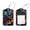 multicolored 2, variant on 2 Pcs Luggage Tags, Colorful Neon Butterfly Pattern Privacy Cover ID Label with Stainless Steel Loop and Address Card for Travel Bag Suitcase
