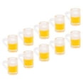 thumbnail image 5 of Nehlobo 10pcs 1:12 Dollhouse Beer Mug Model Miniature Bar Beer Cup Toy Decoration Accessory, 5 of 8