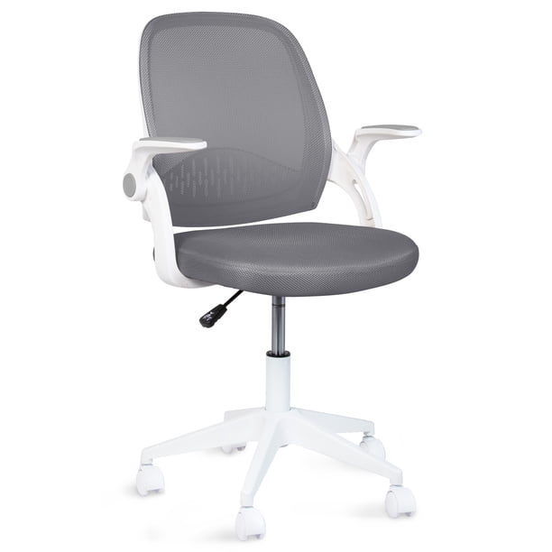 MAGMALIFE Silla de Oficina Natti Ergonómica con Respaldo de Malla Transpirable, Altura e Inclinación Ajustables, Reposabrazos Abatibles 90°, Ruedas 360° Silenciosas y Base Reforzada, Soporta 150 kg