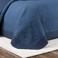 thumbnail image 4 of Vue Bensonhurst Medallion Quilted Bedding Bedspread, Solid, Full, 114 Inches x 104 Inches, Blue, 4 of 6
