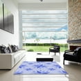 thumbnail image 7 of Ahgly Company Machine Washable Indoor Rectangle Transitional Sky Blue Area Rugs, 5' x 7', 7 of 7