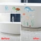thumbnail image 4 of Pegatina de pared de peces marinos, calcomanía de pared de animales marinos, decoración de pared, póster de pared, mural para restaurante, sala de jue, 4 of 9