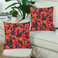 thumbnail image 2 of MKHERT Strawberry Berry Fruits Pillowcase Pillow Protector Cushion Cover 18x18 inch,Set of 2, 2 of 2