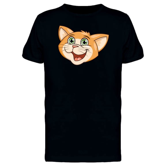 Cute Cat Smiling Tee Men's -Image by Shutterstock