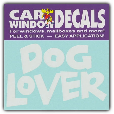 Car Window Decals: Dog Lover | I Love My Dog | Stickers Cars Trucks