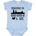 thumbnail image 3 of Inktastic Grand Rapids Michigan Someone Loves Me Boys or Girls Baby Bodysuit, 3 of 5